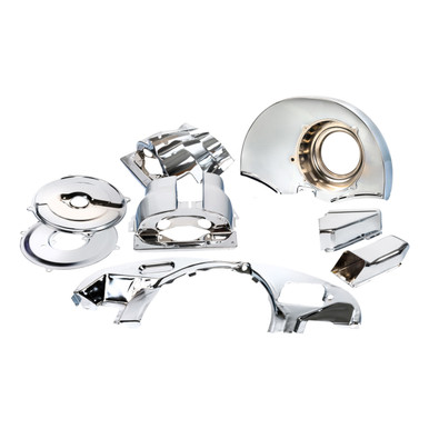 C15-25138C - CIP1 PREMIUM - CHROMED 8 PIECE DOGHOUSE FAN SHROUD