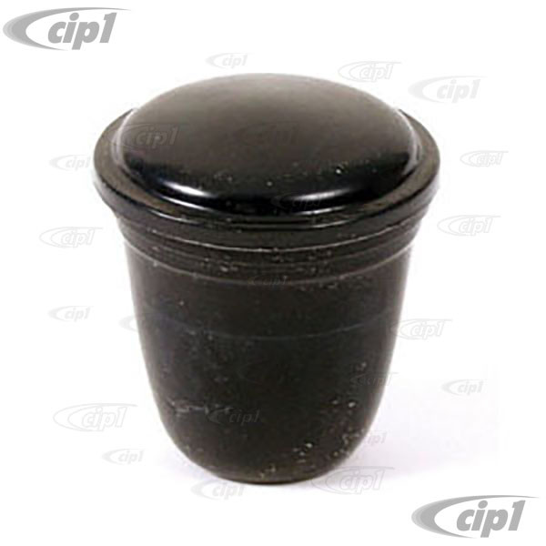Image of C16-111-542-BK - (113-941-541-BK 113941541BK) - BLACK DASH KNOB - 5MM - HEADLIGHT - ASHTRAY AND VARIOUS - SEE NOTES - BEETLE 52-66 - GHIA 56-66 - BUS 55-66 - TYPE-3 65-66 - SOLD EACH