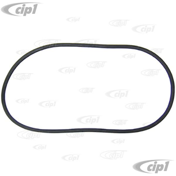 Image of C16-143-121B - (143-845-121B 143845121B) - FRONT WINDOW SEAL W/ GROOVE FOR MOLDING GHIA 67-69 (70-74 IF GRIPPING TEETH ARE REMOVED) - SOLD EACH