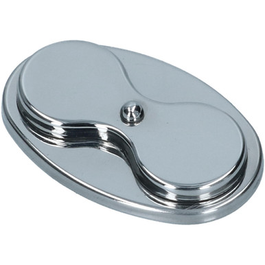 C16-211-635 - 211-841-635 - 211841635 - CHROME LOCK COVER - SIDE