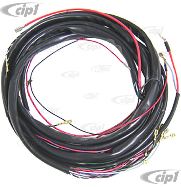 Image of C17-WM-131-75-79 - (133-971-011-D 133971011D) - MAIN WIRING HARNESS ONLY - FROM ENGINE COMPARTMENT TO FUSE BOX - SUPER BEETLE AND CONVERTIBLE 75-79 - SOLD KIT