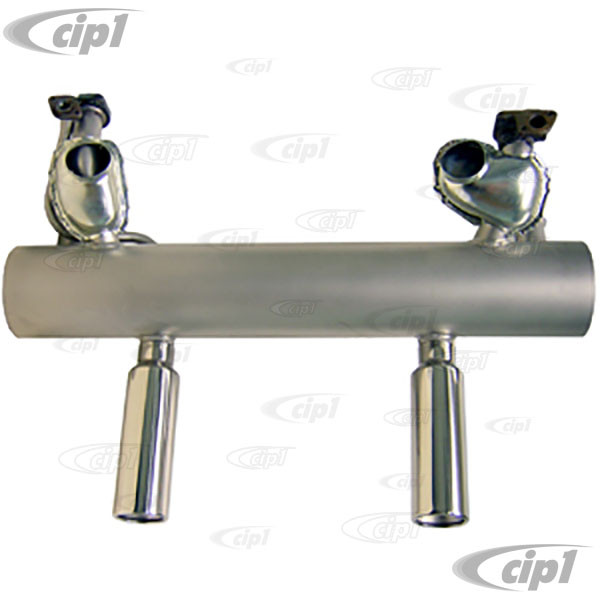 Image of C23-35173S - SEBRING STAINLESS STEEL (PERFECT FIT) SPORTS EXHAUST - 12/62-65 BEETLE/GHIA 1200CC - (A30)