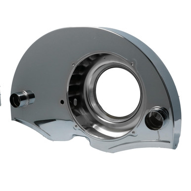 Chrome Dog House Fan Shroud For VW Engine - EMPI 8887, Fits Bug, Bus, Ghia, Thing