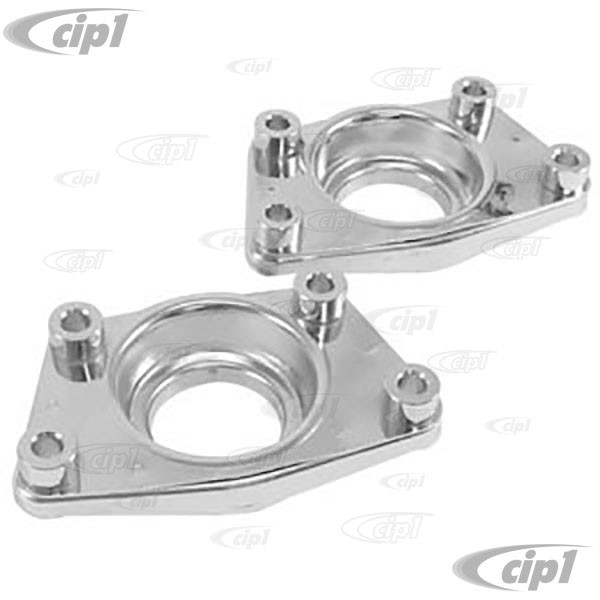 Image of ACC-C10-4056 - CHROME CAPS FOR DUAL IRS SPRING PLATES - BEETLE 69-79 / GHIA 69-74 / TYPE-3 69-74 / THING 73-74 - SOLD PAIR