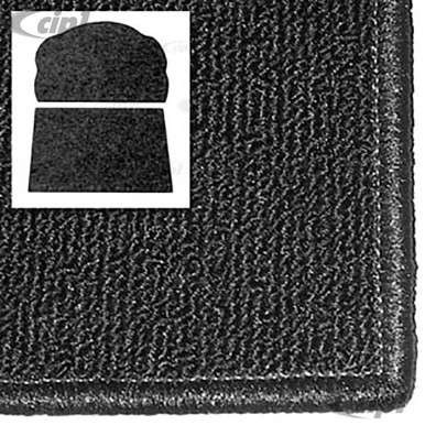 T34-T1254-301 - 71-72 SUPER BEETLE FRONT TRUNK CARPET KIT - BLACK