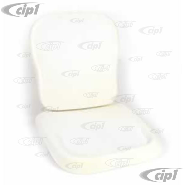 Image of T43-1103 - FRONT BOTTOM & BACKREST SEAT PADS -1 SEAT - BEETLE 54-64 -TYPE 3 61-64