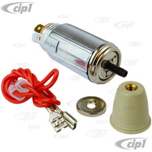 Image of ACC-C10-1264 - ZVW3GY - UNIVERSAL CIGARETTE LIGHTER - 12 VOLT WITH GREY KNOB - SOLD EACH