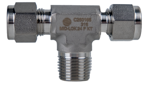 photo of Tube x Male NPT Branch Tee