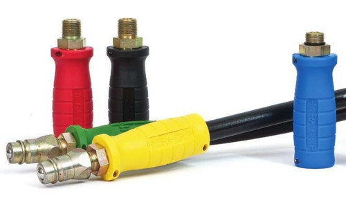 photo of hydraulic hose grips