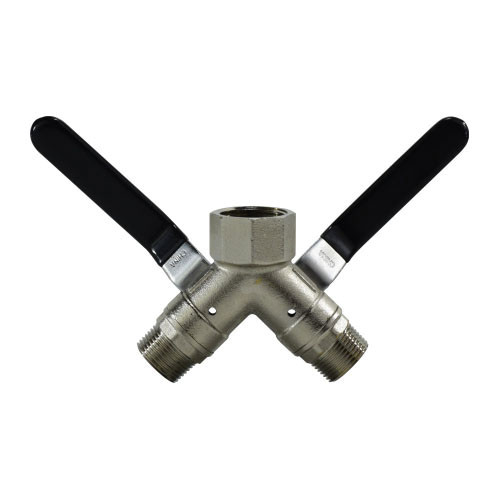 3-Way Wye Vented Ball Valve