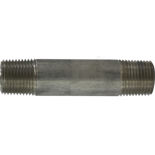 1/2" Diameter SS 304 Schedule 40 Nipples 1/2" Diameter SS 304 Schedule 40 Nipples