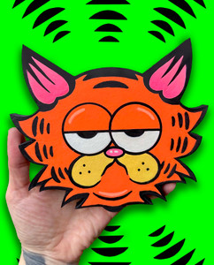 Improvised Garf Woodcut! Improvised Garf Woodcut!