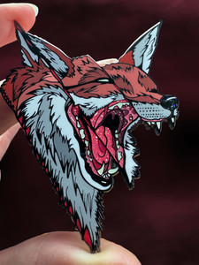 Foix deluxe enamel artist pin by Dusty Ray and designed by Almost Amusing