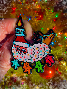 SANTA-CHAN Christmas Artist Enamel from Almost Amusing