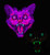 FERAL twilight purr nacht rainbow metal variant with glow in the dark details