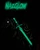 Nazgûl Lord of the ring artist pin by almost amusing based on the artwork of Brian Serway. Glowing morgul blade sword detail image