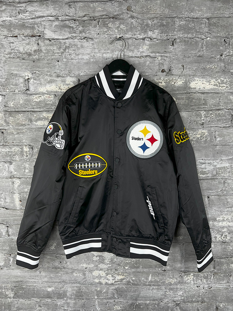Men's New Era Black Pittsburgh Pirates Brushed Jersey Raglan Quarter-Zip  Pullover Jacket