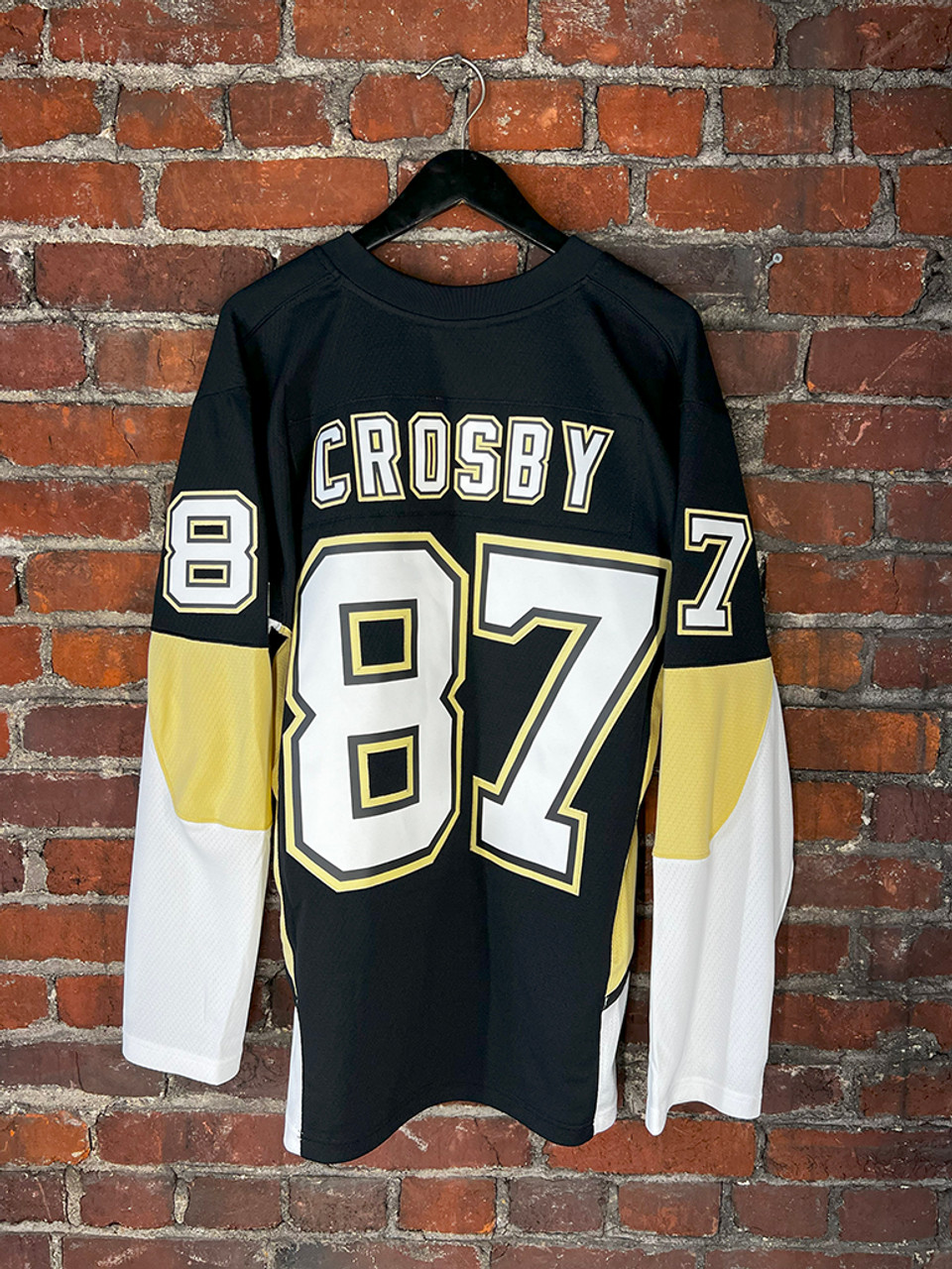 #87 Crosby - Fanatics NHL Official Pittsburgh Penguins Captain Jersey  (White)