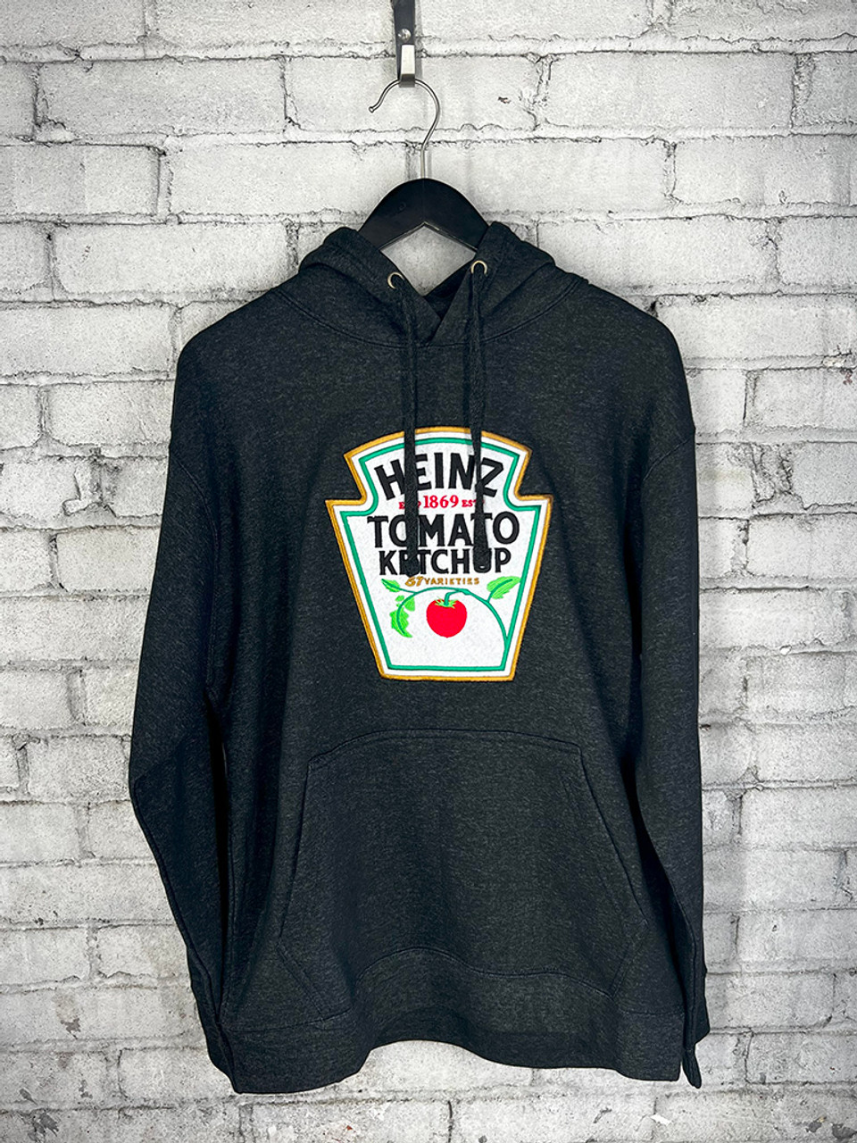 HEINZ Tomato Ketchup Hoodie(Heather Black)