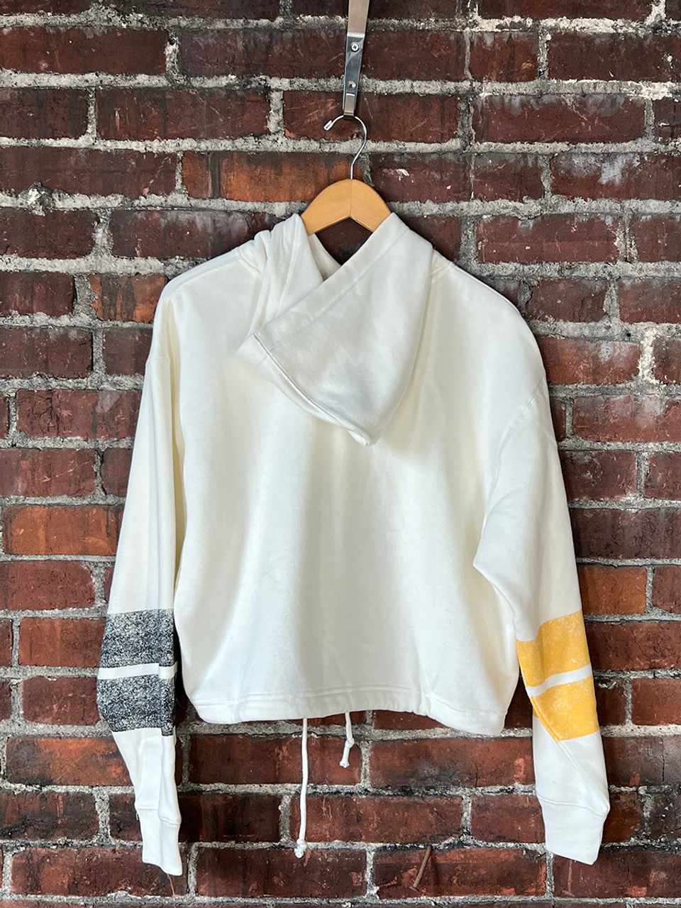 Pittsburgh Steelers Long-Sleeve Stretch Crop(Sandstone)