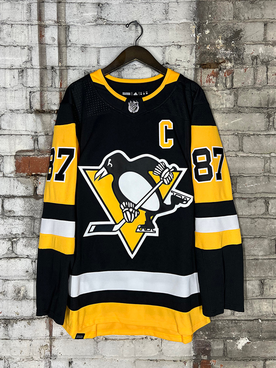 #87 Crosby - Fanatics NHL Official Pittsburgh Penguins Captain Jersey  (Black)