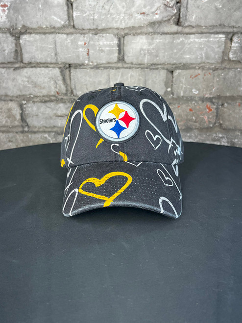 Pittsburgh Steelers Kids Adore Adjustable Cap (Black)