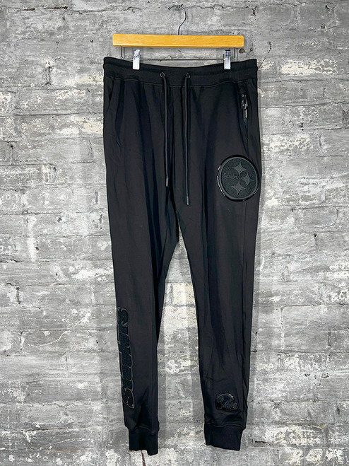 Pittsburgh Steelers Triple Black Logo Joggers