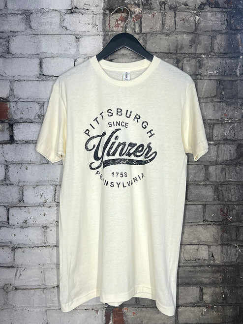 Yinzer Script Tee (Cream)
