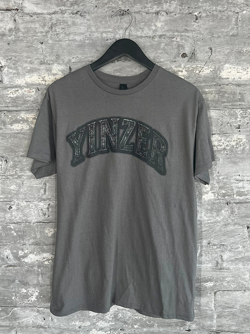 Distressed Steel Yinzers Tee (Gray)