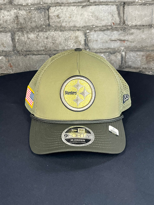 Pittsburgh Steelers New Era 9FORTY Salute To Service(Dark Green)