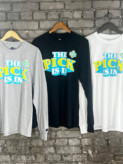 Starter - The Pick Is In - Draft Logo - Long Sleeve