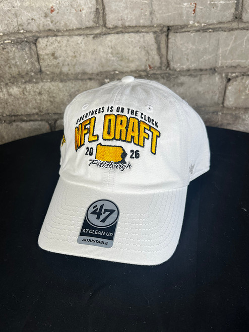 '47Clean Adjustable NFL Draft 2026 Greatness is on the Clock(White)