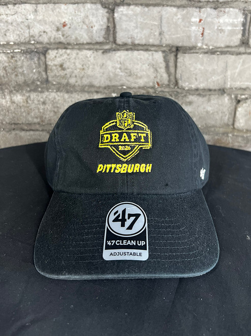 '47Clean Adjustable NFL Draft 2026 Logo Pittsburgh (Black)