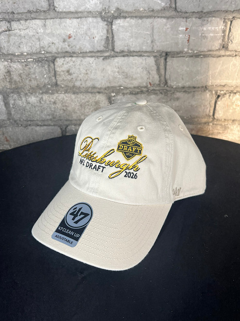 '47 Clean Up Adjustable Pittsburgh Script NFL Draft 2026 (Tan)