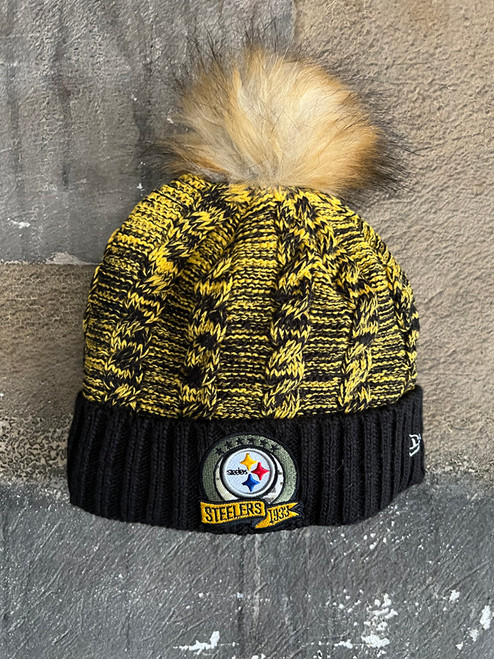 NFL Pittsburgh Steelers Women Salute To Service Cuff Knit Hat