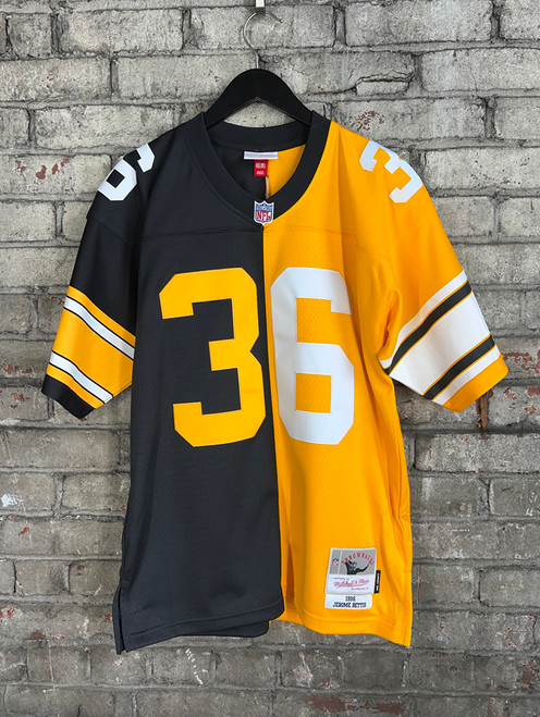 #36 Bettis - Official NFL Pittsburgh Steelers Legacy Collection Throwback Jersey (Black/Gold)