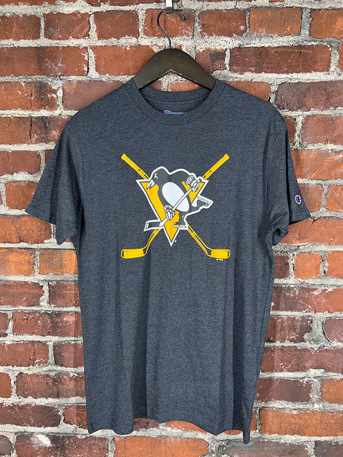NHL Official Penguins Logo Cross Sticks (DARK GREY) NHL Official Penguins Logo Cross Sticks (DARK GREY)