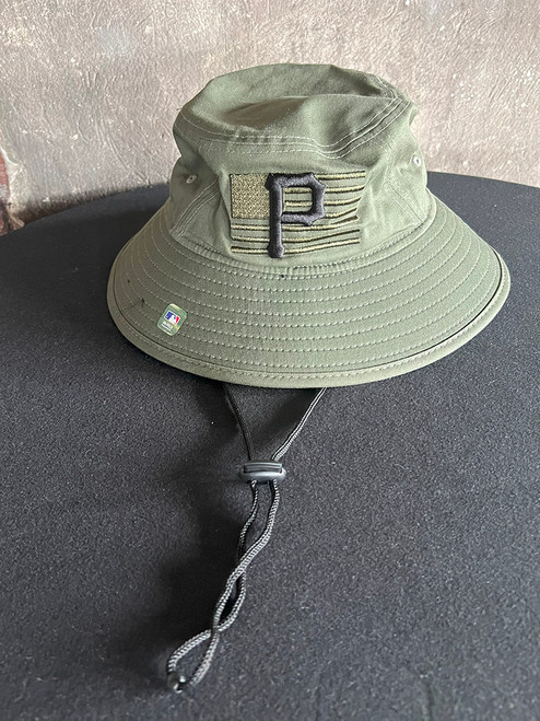 Pittsburgh Pirates New Era Bucket Hat - Military Green