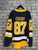 #87 Crosby - Fanatics NHL Official Pittsburgh Penguins Captain Jersey (Black)