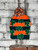 Shamrock Knit Cap Green & Orange Stipe