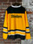 Pittsburgh Steelers Starter Gold Cross-Check  V-Neck Long Sleeve Shirt