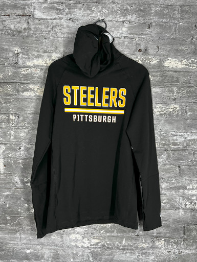 Pittsburgh Steelers Logo Zip Up Hooded Jacket — Hats N Stuff