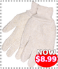 Terrycloth Work Glove String Knit