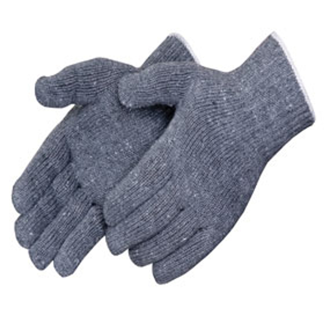 Gray Cotton/Polyester Gloves