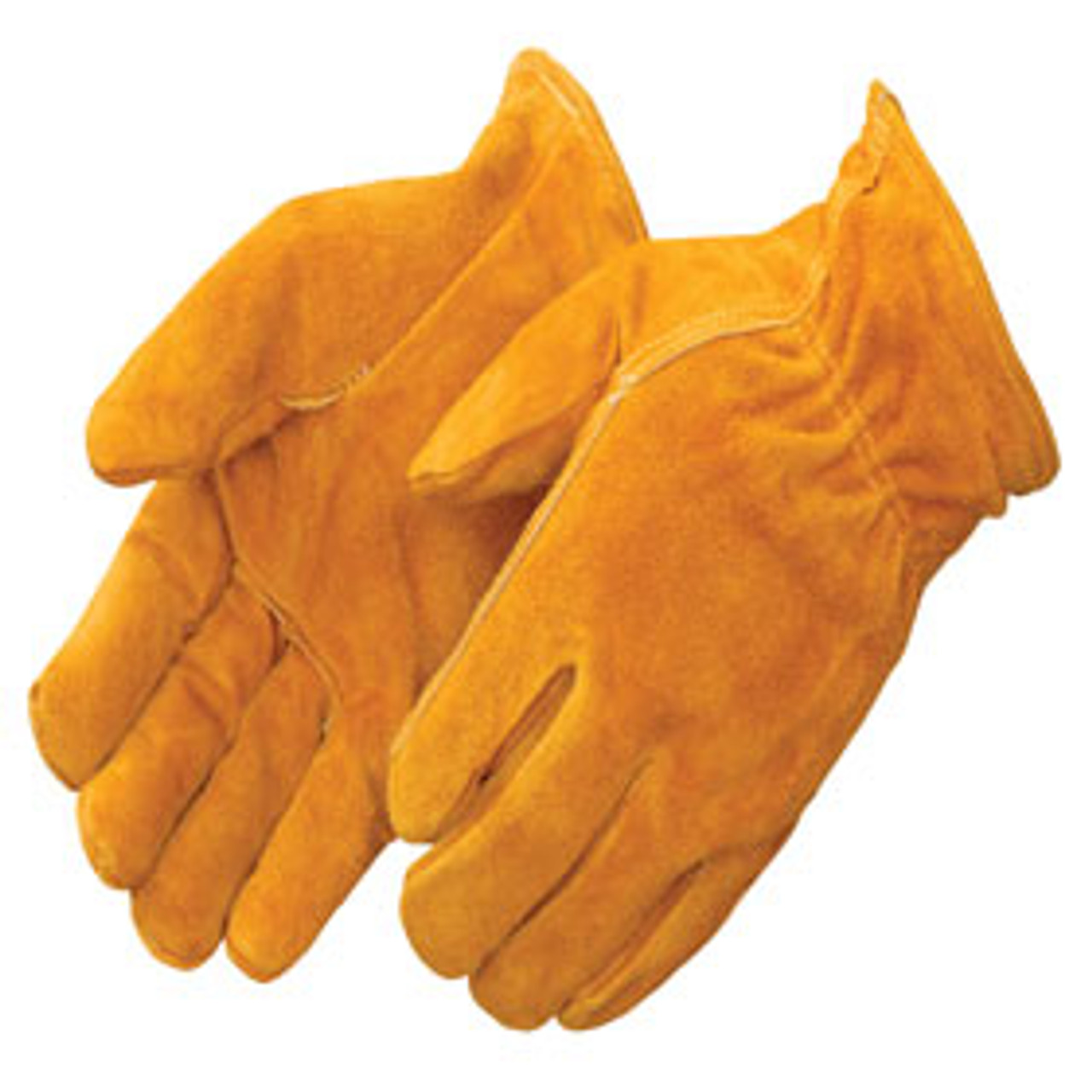 Cowhide Drivers Gloves w/Rolled Cuff