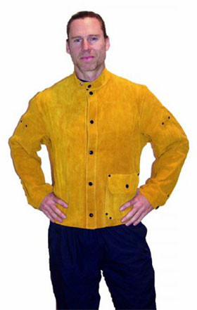 Leather Welding Jacket - Calolympic Safety