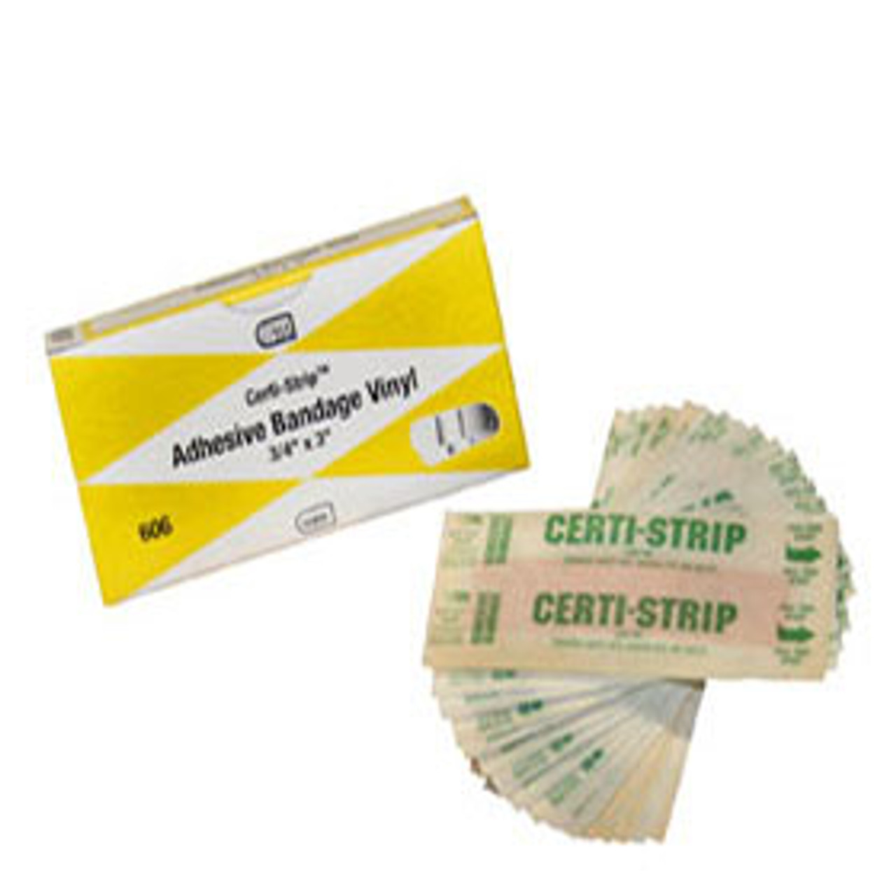 Certi-Strip Plastic Adhesive Bandage, 3/4-inch by 3-inch