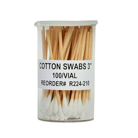 Cotton Swab, 3inch (Vial) Calolympic Safety