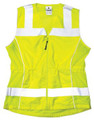 Premium Brilliant Series Ladies Fitted Vest, Lime