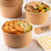 1000ml Kraft Salad Bowls